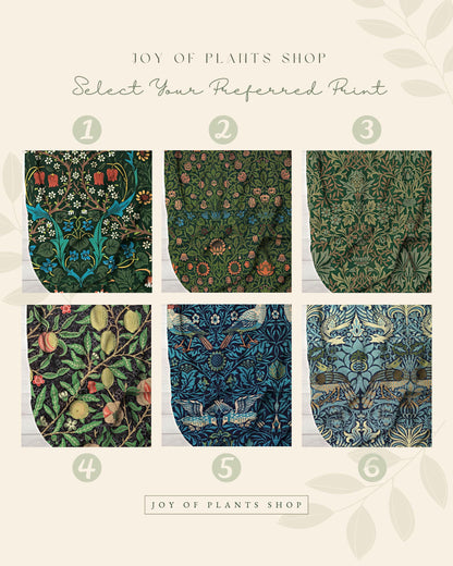 William Morris Wall Tapestry | William Morris Tapestry Forest Green Blanket | William Morris Print Woven Blanket | Green Throw Blanket Woven