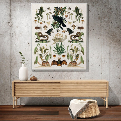 Woodland Gothic Throw Blanket Woven | Gothic Room Decor Bat Tapestry | Dark Academia Tapestry Woodland Gothic | Crowcore Tapestry Blanket |