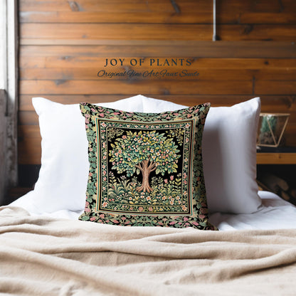 Fairy Garden Tree of Life Decorative Cushion Tapestry Throw Pillow