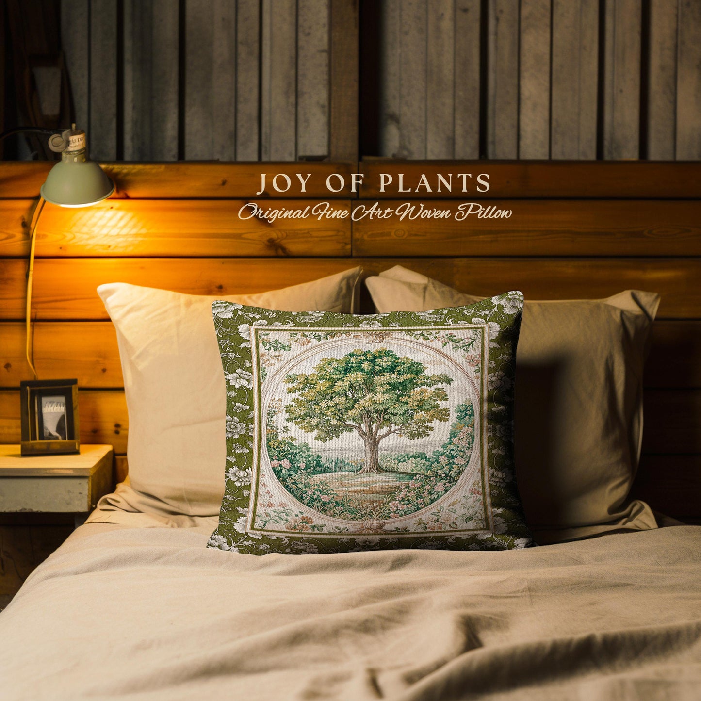 Victorian Soft Aesthetic Tree of Life Decorative Cushion Tapestry Throw Pillow