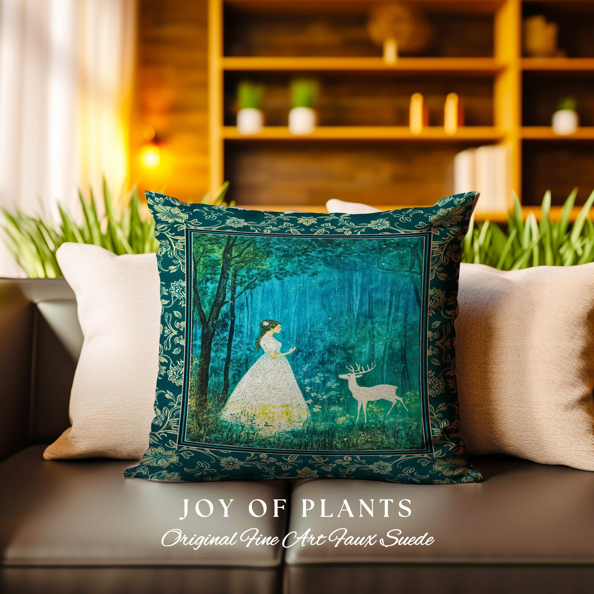 Spirit Animal Magic Forest Decorative Cushion Tapestry Throw Pillow