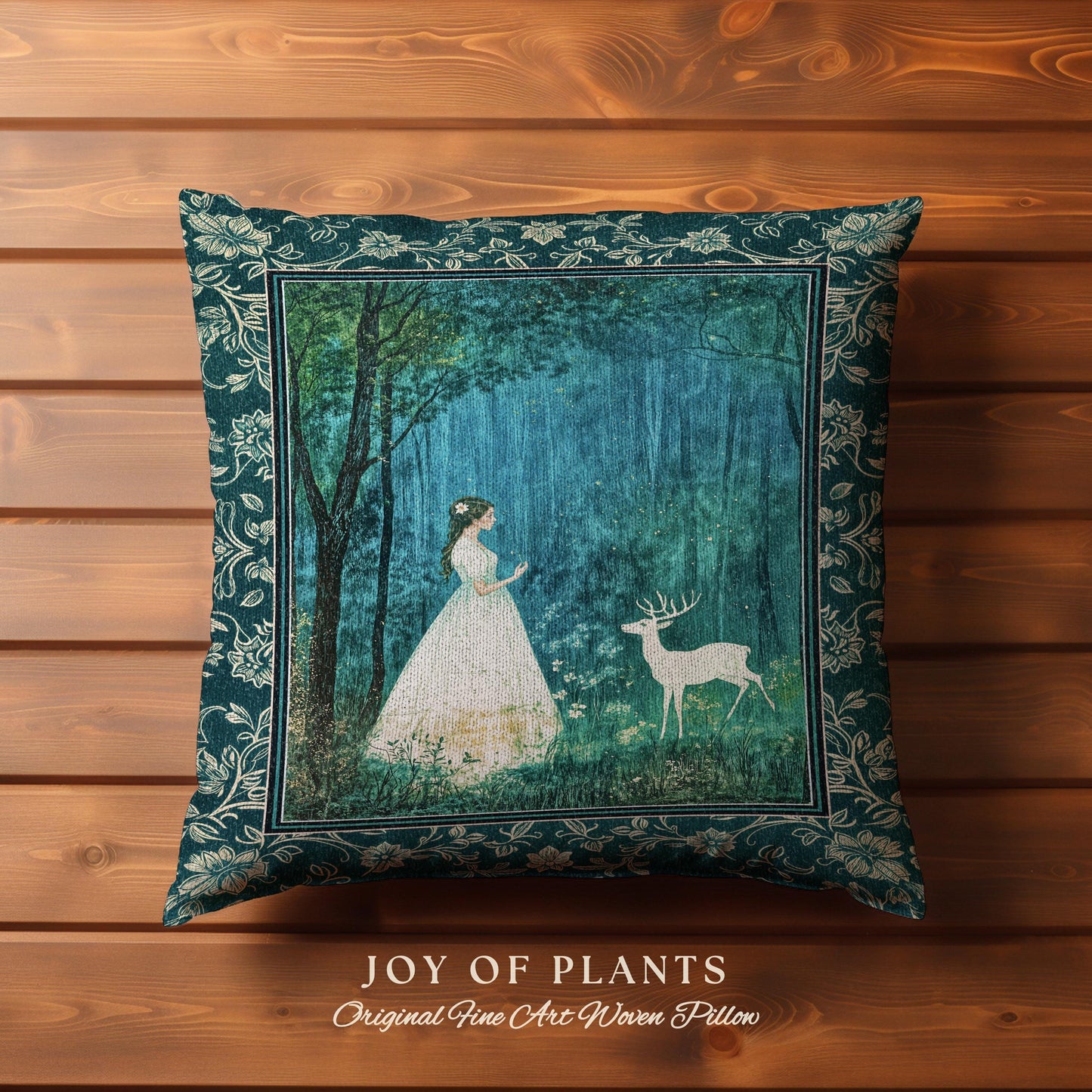 Spirit Animal Magic Forest Decorative Cushion Tapestry Throw Pillow