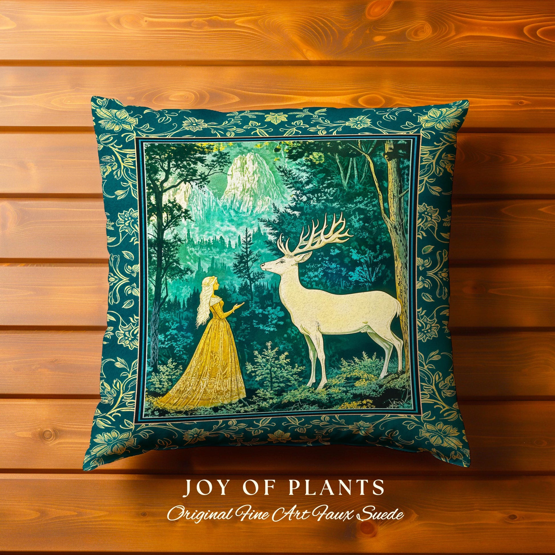 Mystic Animal Guardian Decorative Cushion Tapestry Throw Pillow