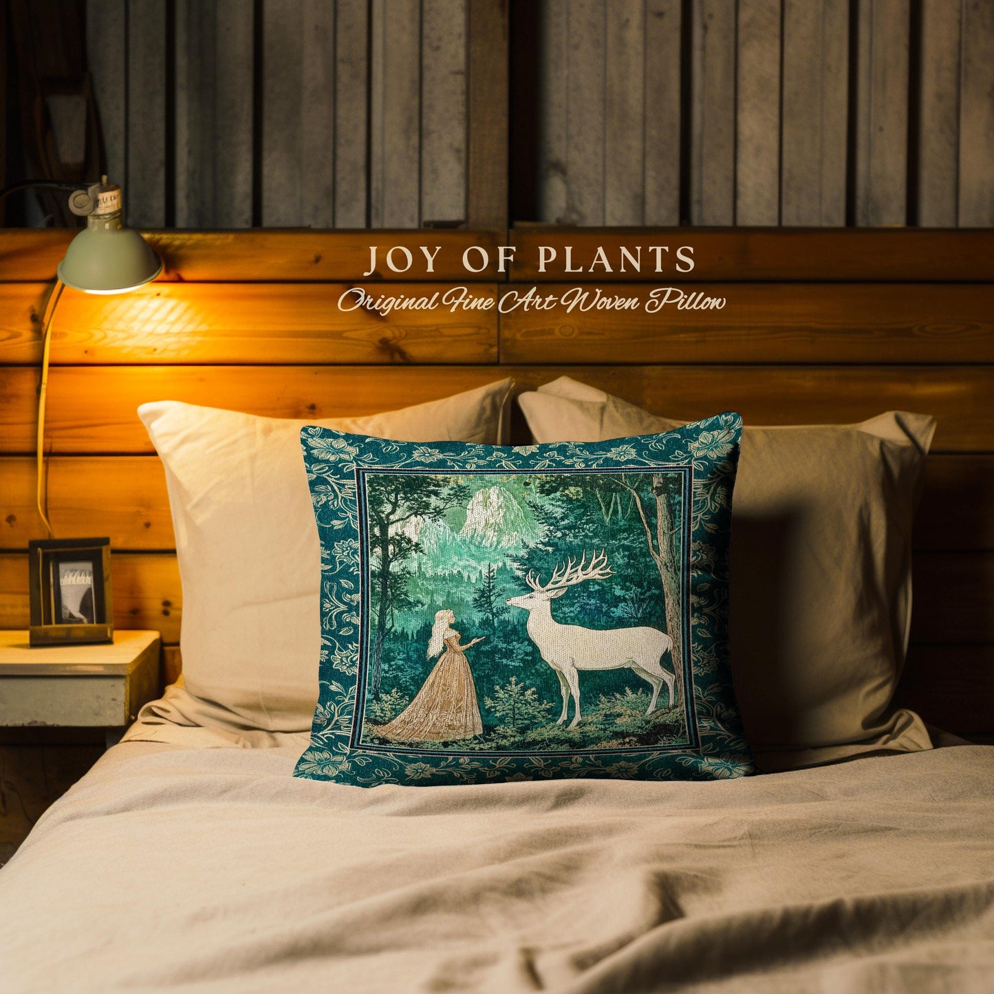 Mystic Animal Guardian Decorative Cushion Tapestry Throw Pillow