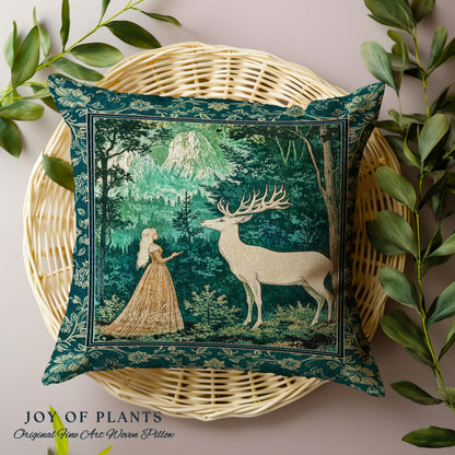 Mystic Animal Guardian Decorative Cushion Tapestry Throw Pillow