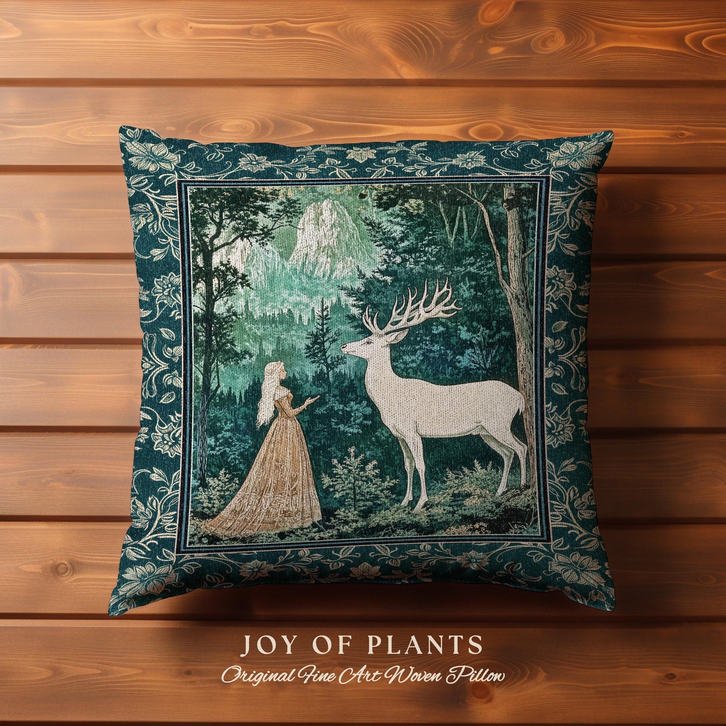 Mystic Animal Guardian Decorative Cushion Tapestry Throw Pillow