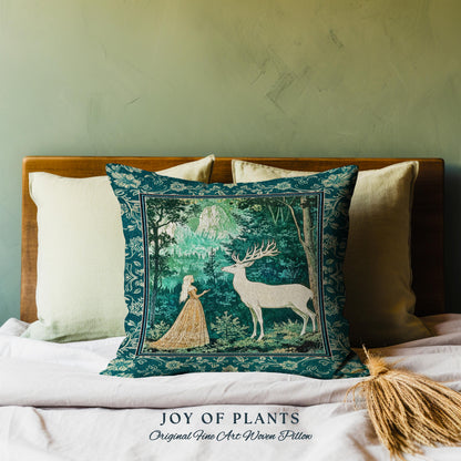 Mystic Animal Guardian Decorative Cushion Tapestry Throw Pillow