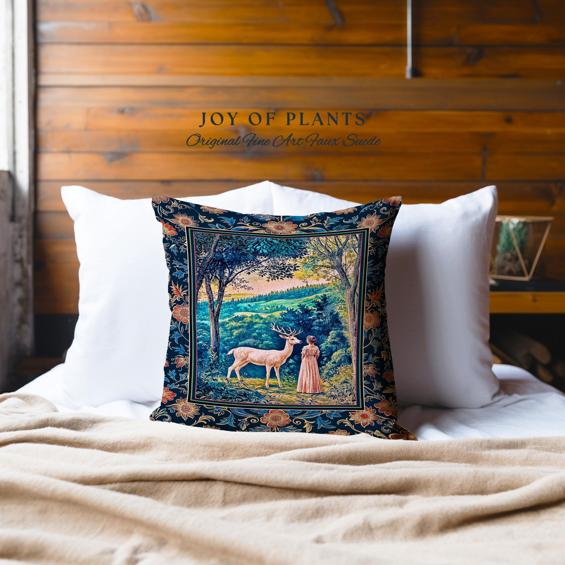 Romantic Landscape Storybook Decorative Cushion Tapestry Throw Pillow