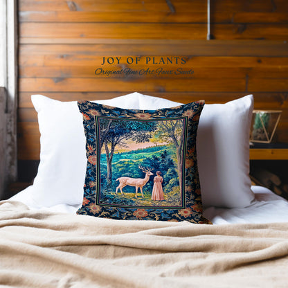Romantic Landscape Storybook Decorative Cushion Tapestry Throw Pillow