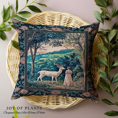 Romantic Landscape Storybook Decorative Cushion Tapestry Throw Pillow