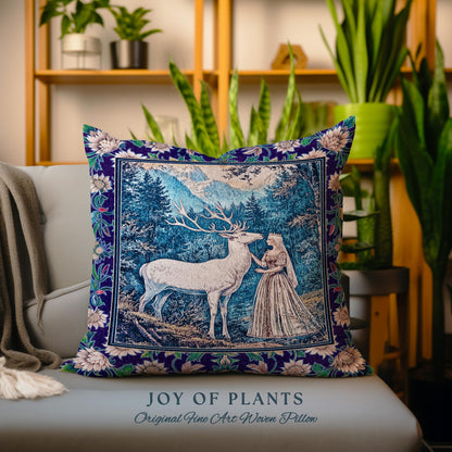 Woodland Renaissance Rustic Tapestry Pillow Decorative Throw Cushion