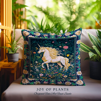 Storybook Elegance Magical Tapestry Pillow Decorative Throw Cushion