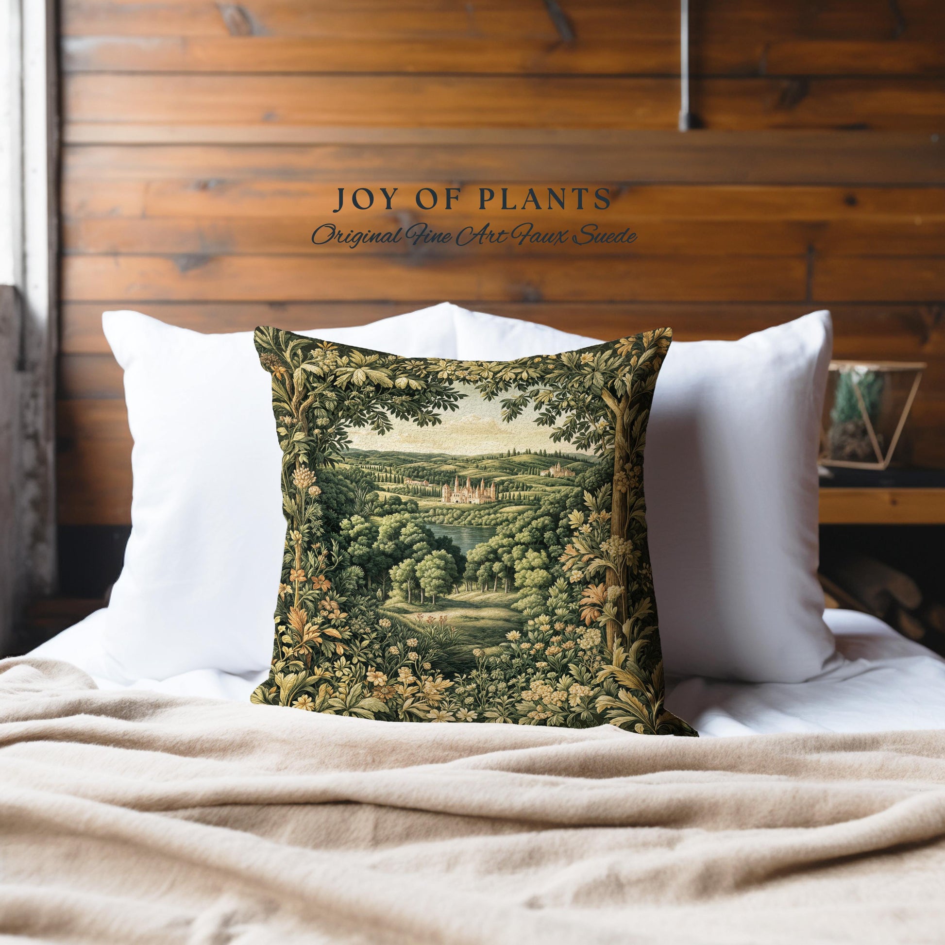 Renaissance Aesthetic Woven Tapestry Pillow Decorative Throw Cushion