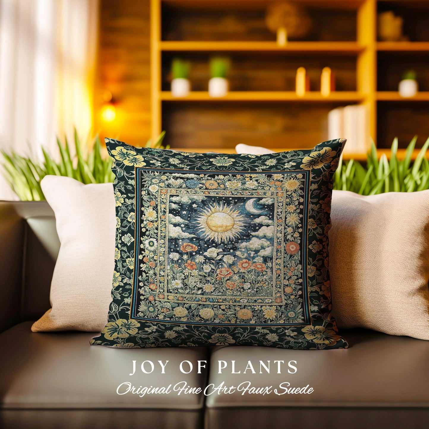 Dreamy Aesthetic Maximalist Tapestry Pillow Decorative Throw Cushion