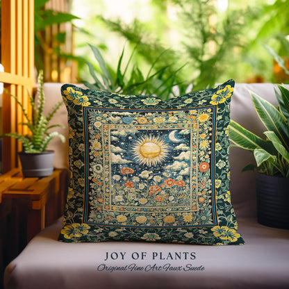 Dreamy Aesthetic Maximalist Tapestry Pillow Decorative Throw Cushion