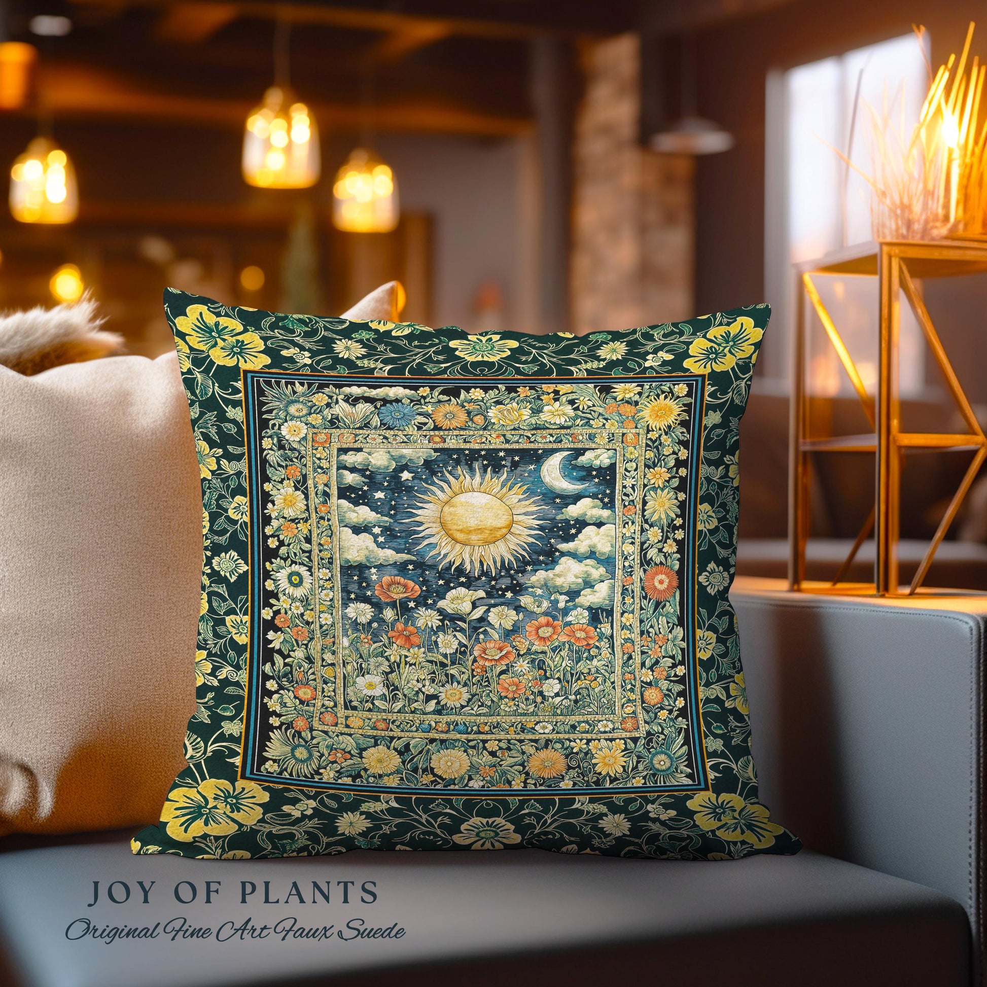 Dreamy Aesthetic Maximalist Tapestry Pillow Decorative Throw Cushion