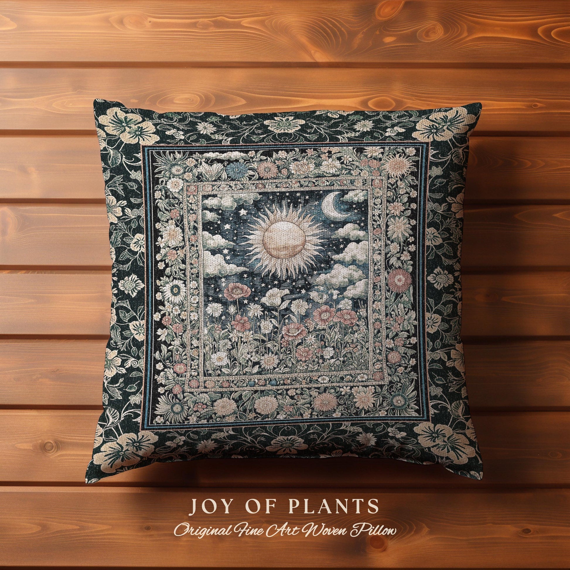 Dreamy Aesthetic Maximalist Tapestry Pillow Decorative Throw Cushion