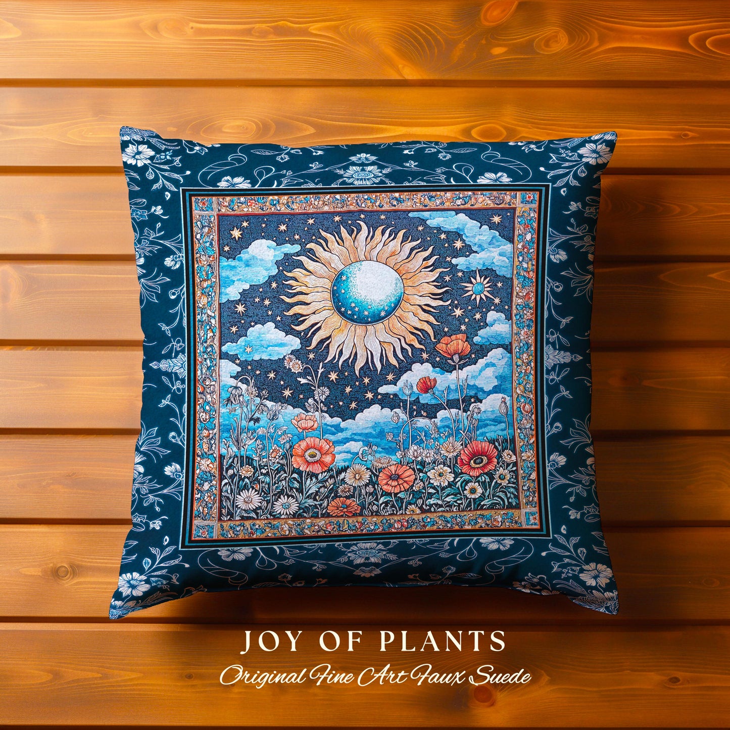 Retro Astrology Throw Pillow Decorative Tapestry Throw Cushion