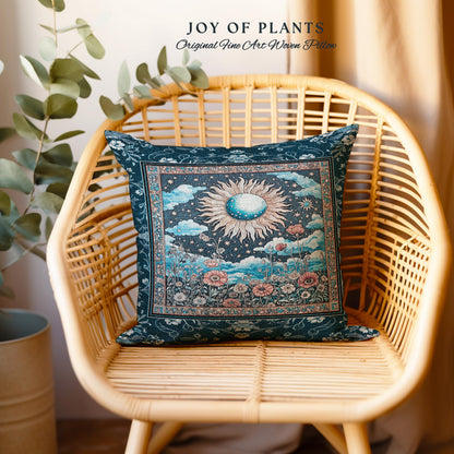 Retro Astrology Throw Pillow Decorative Tapestry Throw Cushion