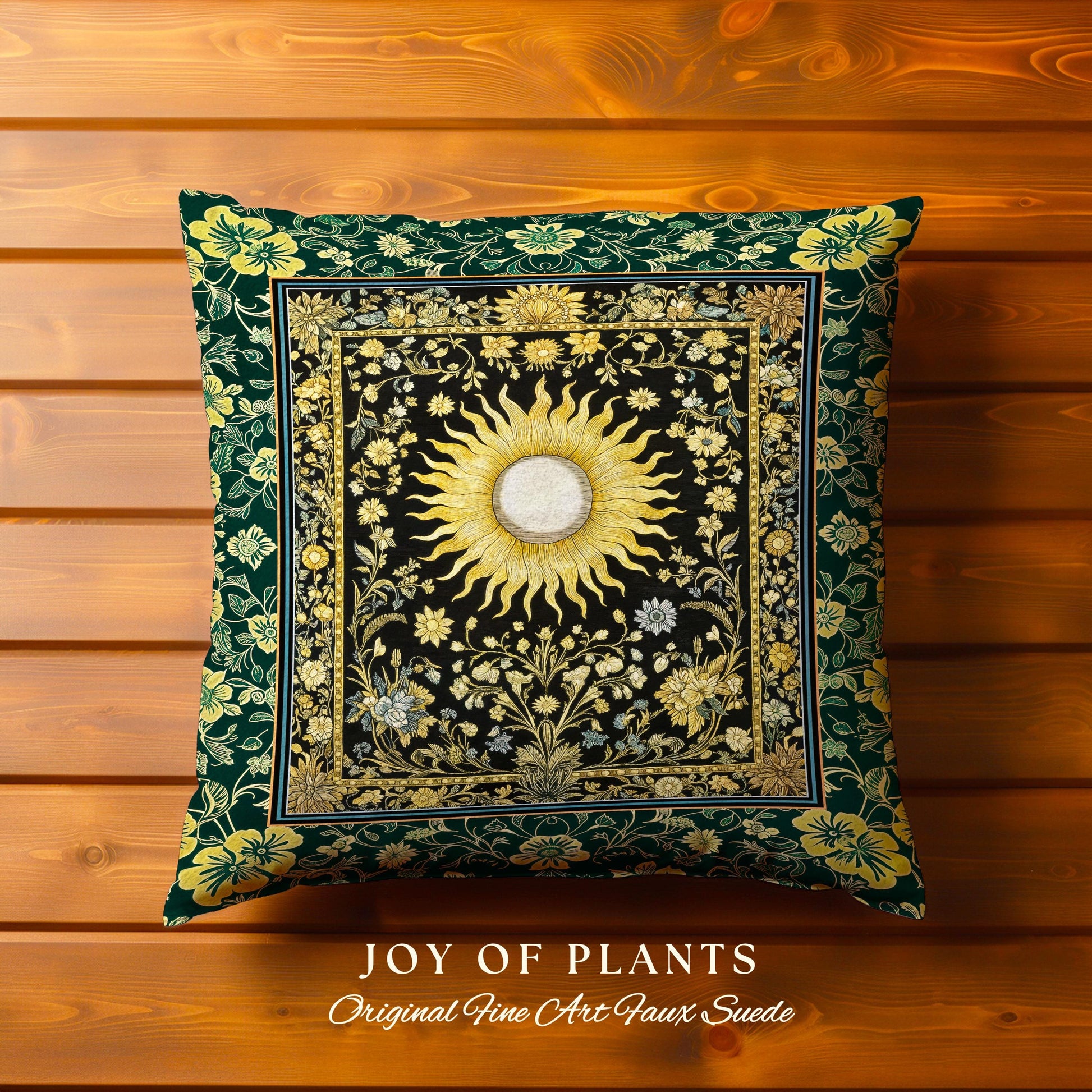 Boho Tarot Sun Tapestry Pillow Decorative Throw Cushion