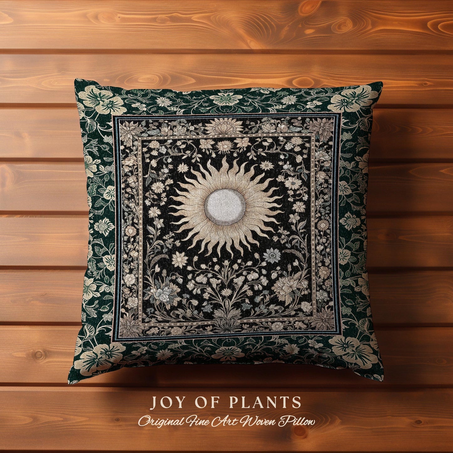 Boho Tarot Sun Tapestry Pillow Decorative Throw Cushion