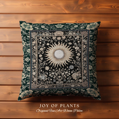 Boho Tarot Sun Tapestry Pillow Decorative Throw Cushion