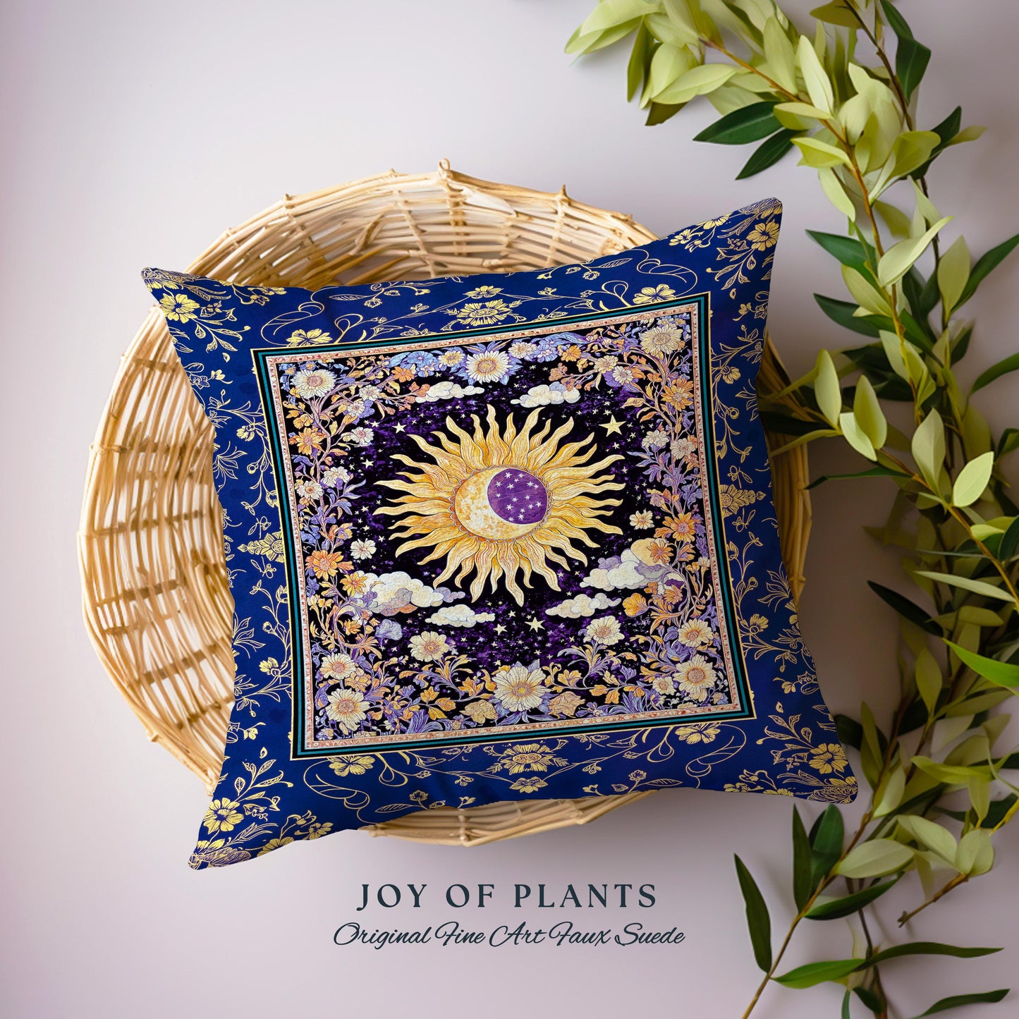 Cosmic Whimsy Fairycore Tapestry Pillow Decorative Throw Cushion
