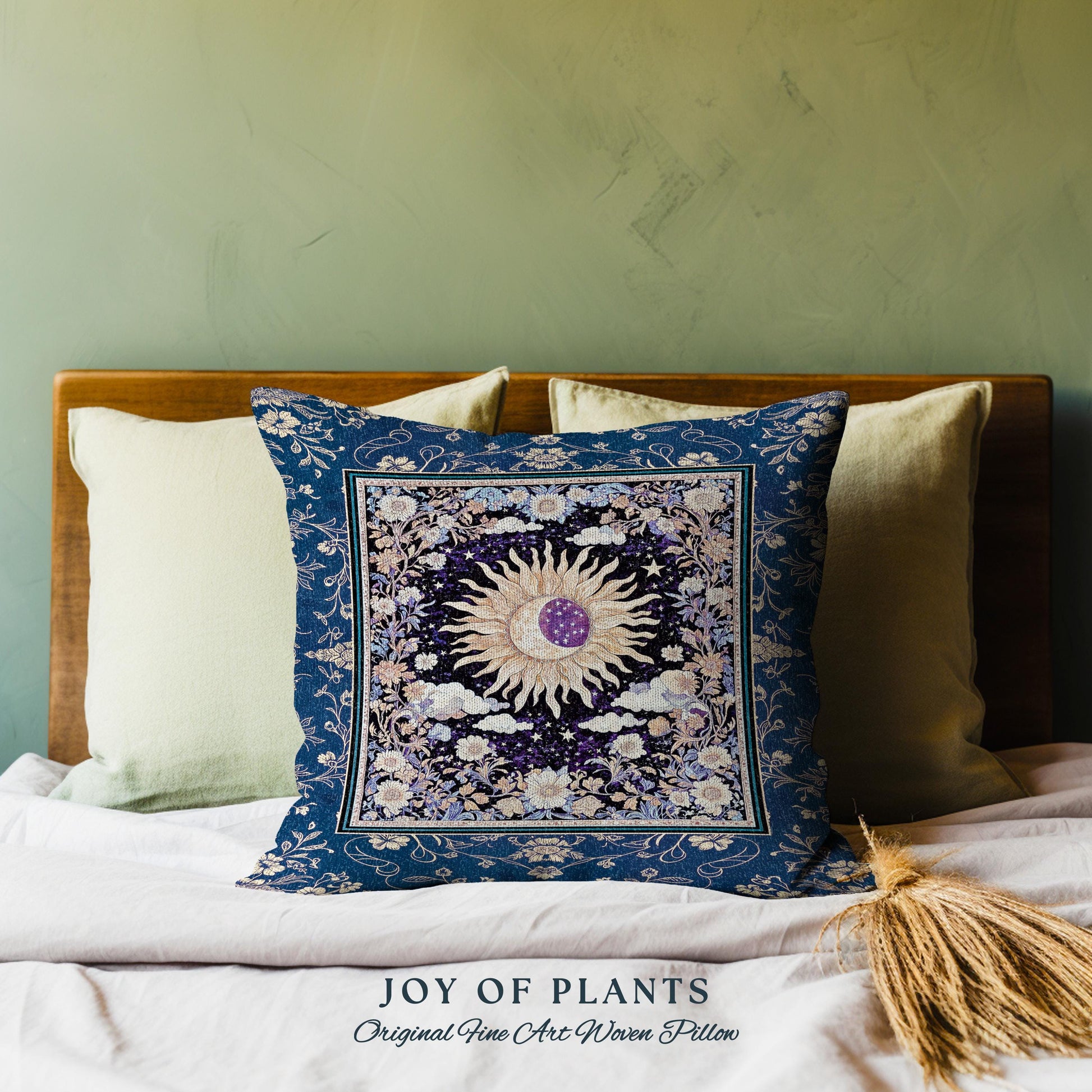 Cosmic Whimsy Fairycore Tapestry Pillow Decorative Throw Cushion