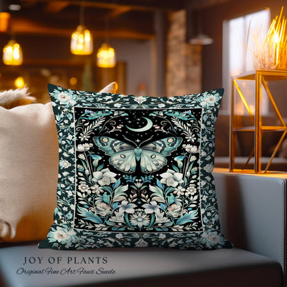 Pastel Gothic Butterfly Tapestry Moth Pillow Decorative Throw Cushion