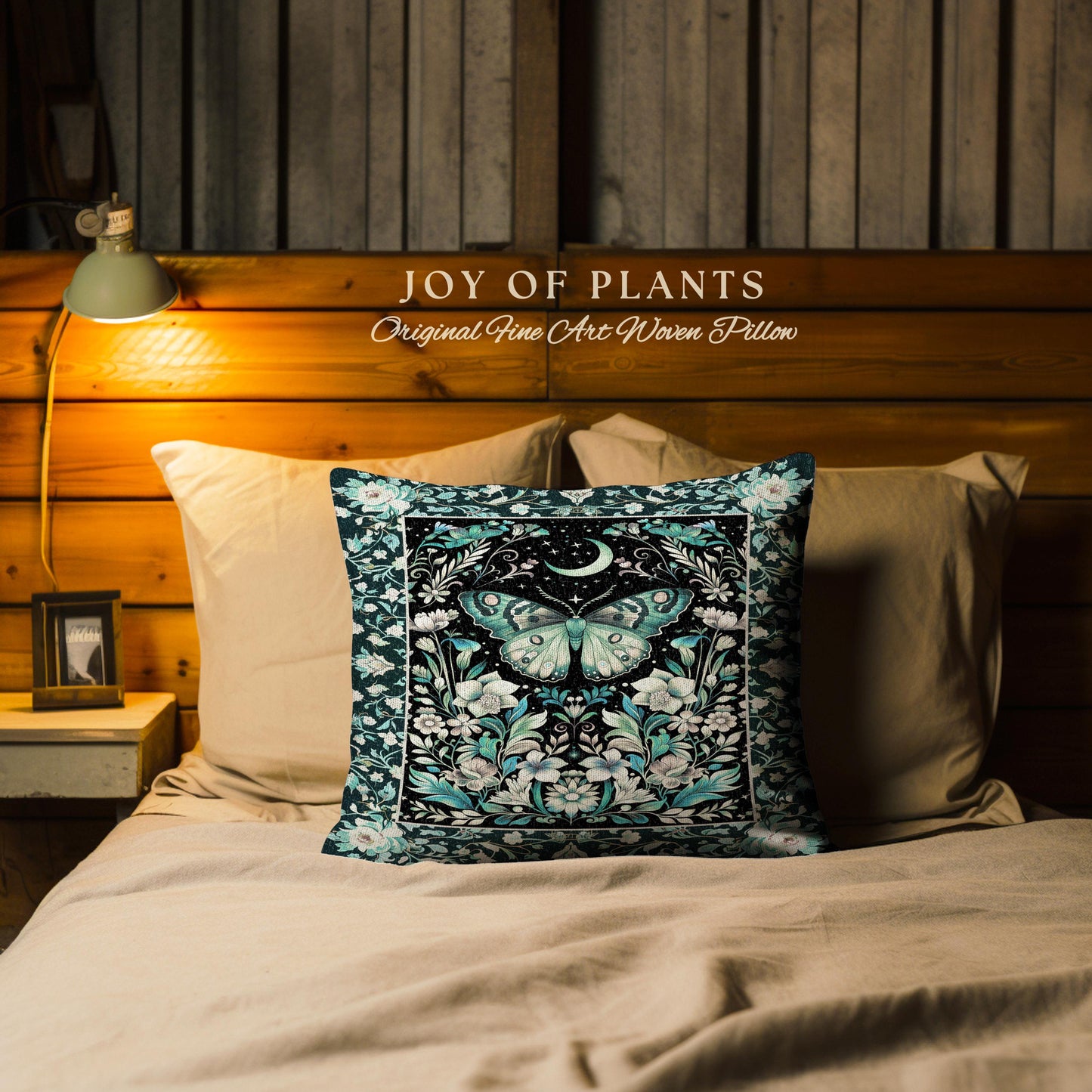 Pastel Gothic Butterfly Tapestry Moth Pillow Decorative Throw Cushion