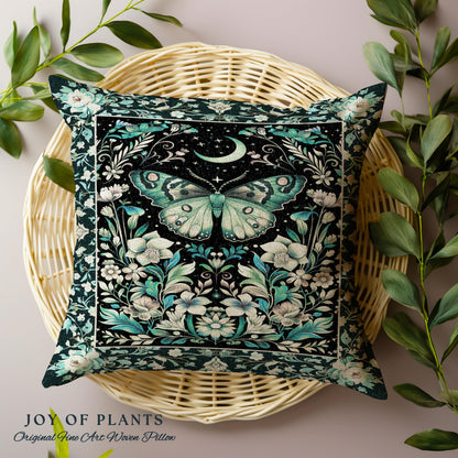 Pastel Gothic Butterfly Tapestry Moth Pillow Decorative Throw Cushion
