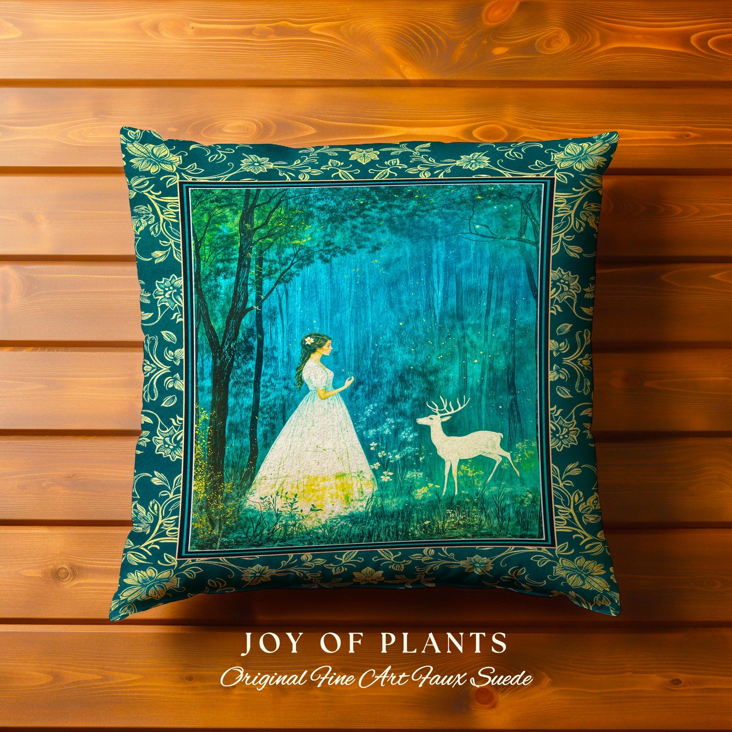 Spirit Animal Magic Forest Decorative Cushion Tapestry Throw Pillow