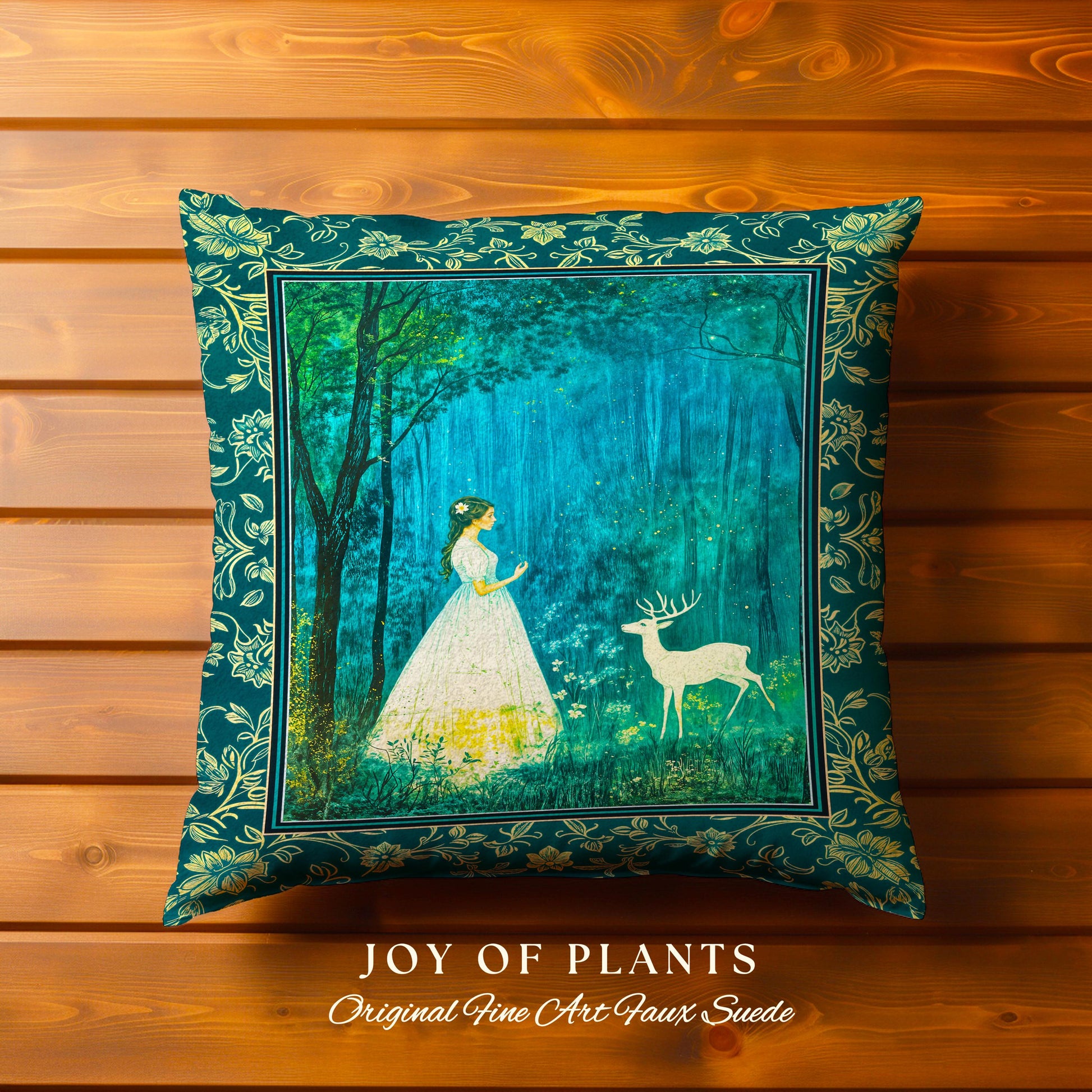 Spirit Animal Magic Forest Decorative Cushion Tapestry Throw Pillow