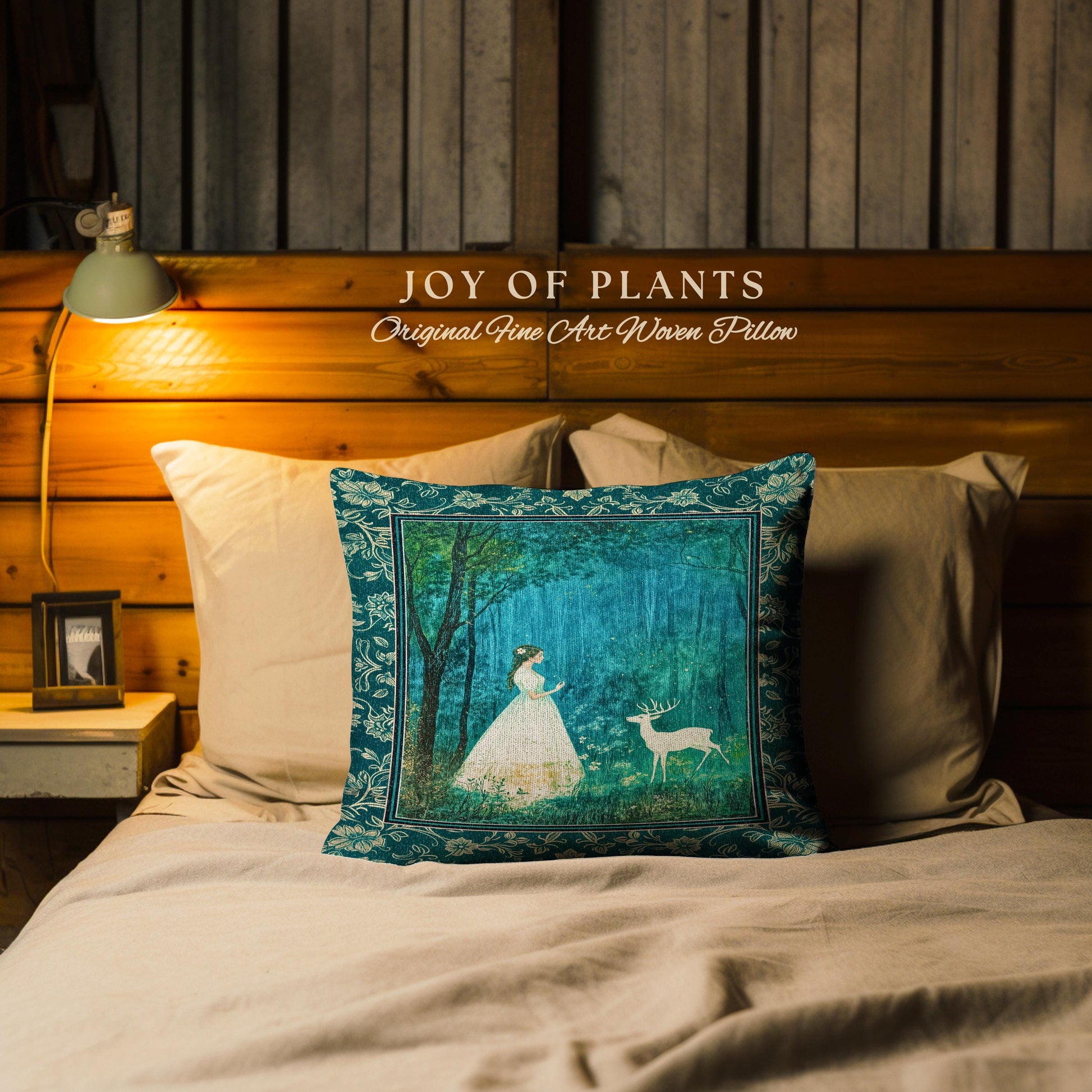Spirit Animal Magic Forest Decorative Cushion Tapestry Throw Pillow