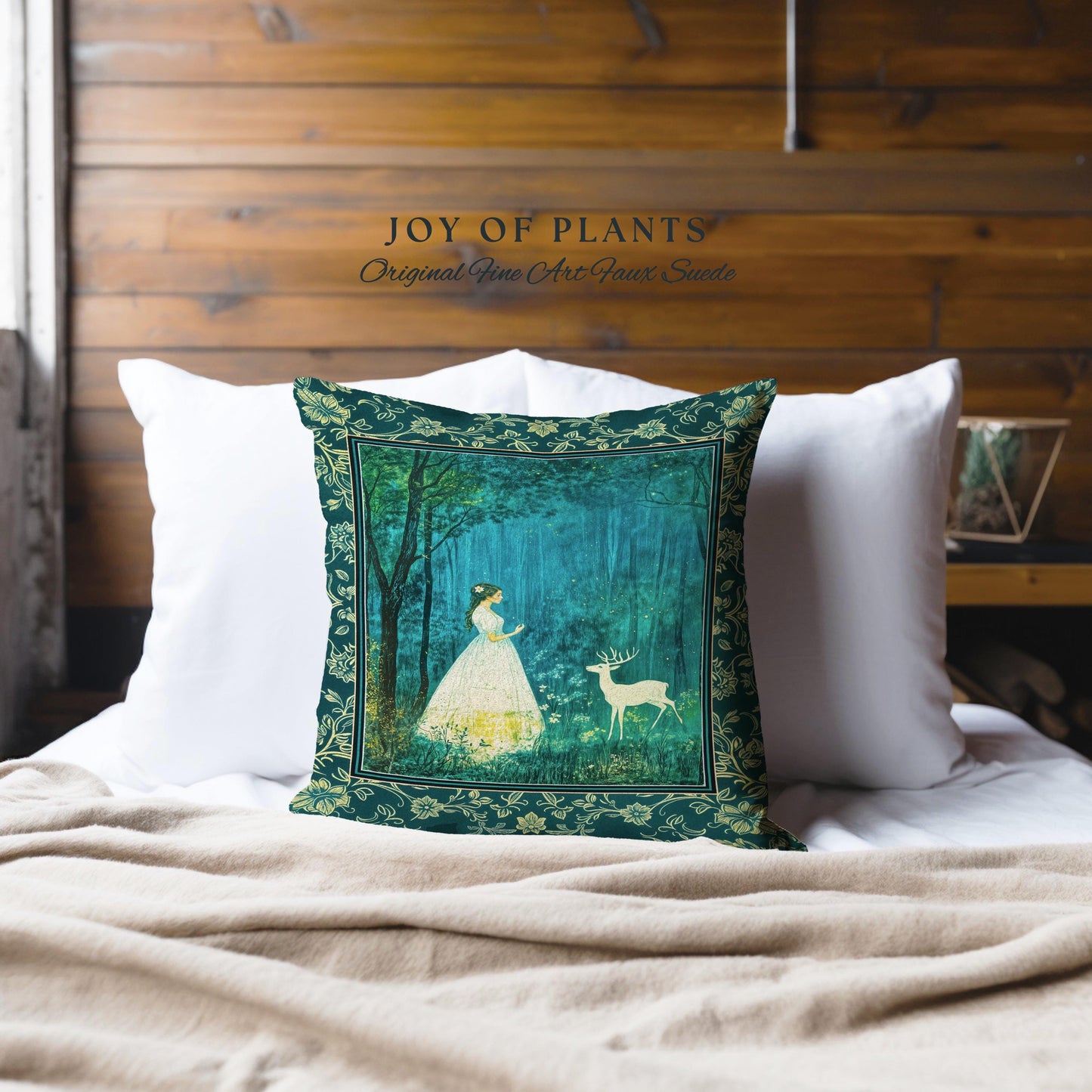 Spirit Animal Magic Forest Decorative Cushion Tapestry Throw Pillow