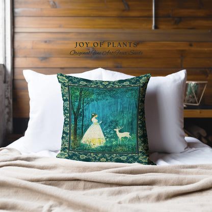 Spirit Animal Magic Forest Decorative Cushion Tapestry Throw Pillow