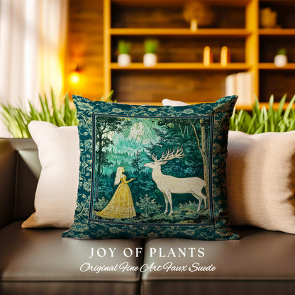Mystic Animal Guardian Decorative Cushion Tapestry Throw Pillow