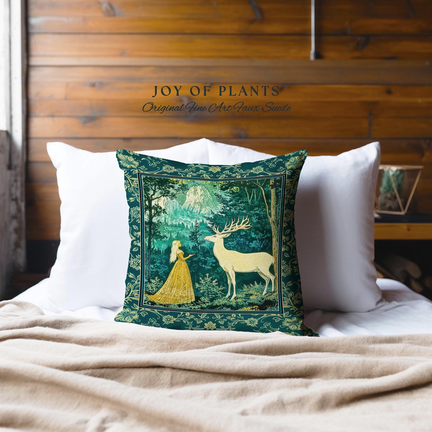 Mystic Animal Guardian Decorative Cushion Tapestry Throw Pillow