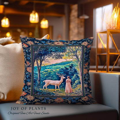 Romantic Landscape Storybook Decorative Cushion Tapestry Throw Pillow