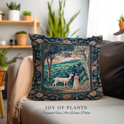 Romantic Landscape Storybook Decorative Cushion Tapestry Throw Pillow