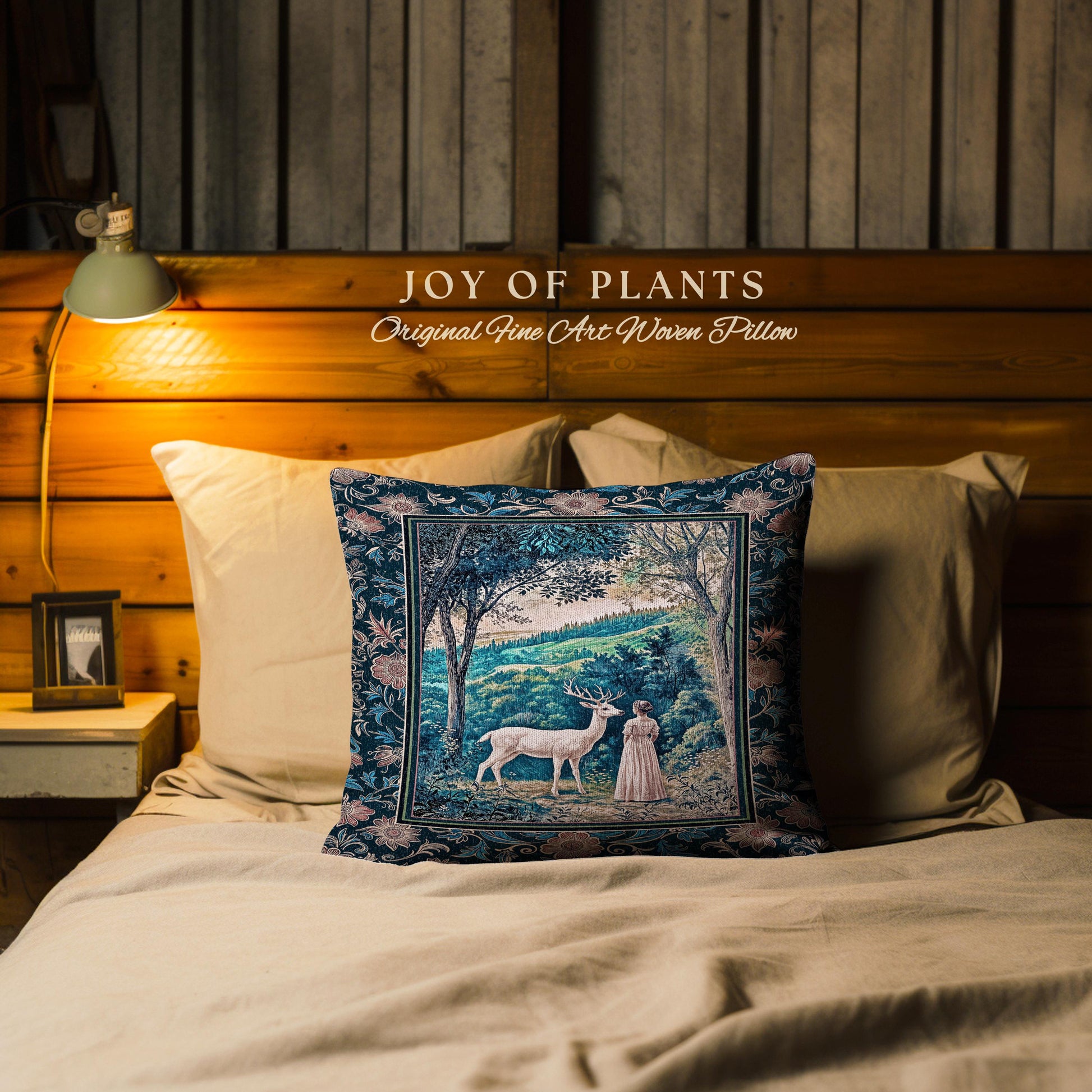 Romantic Landscape Storybook Decorative Cushion Tapestry Throw Pillow