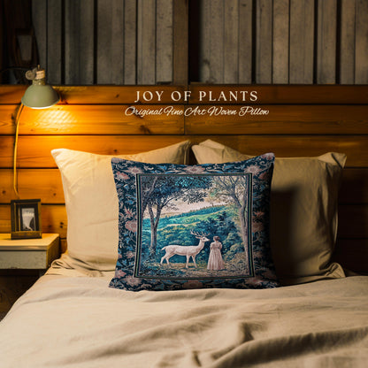 Romantic Landscape Storybook Decorative Cushion Tapestry Throw Pillow