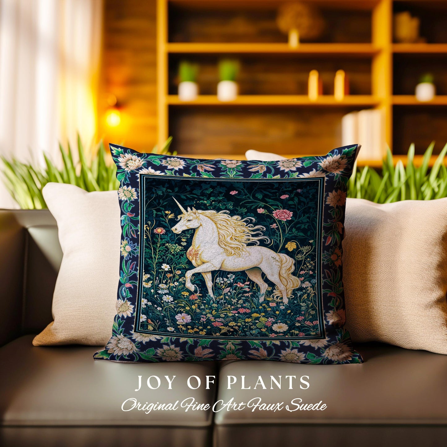 Storybook Elegance Magical Tapestry Pillow Decorative Throw Cushion