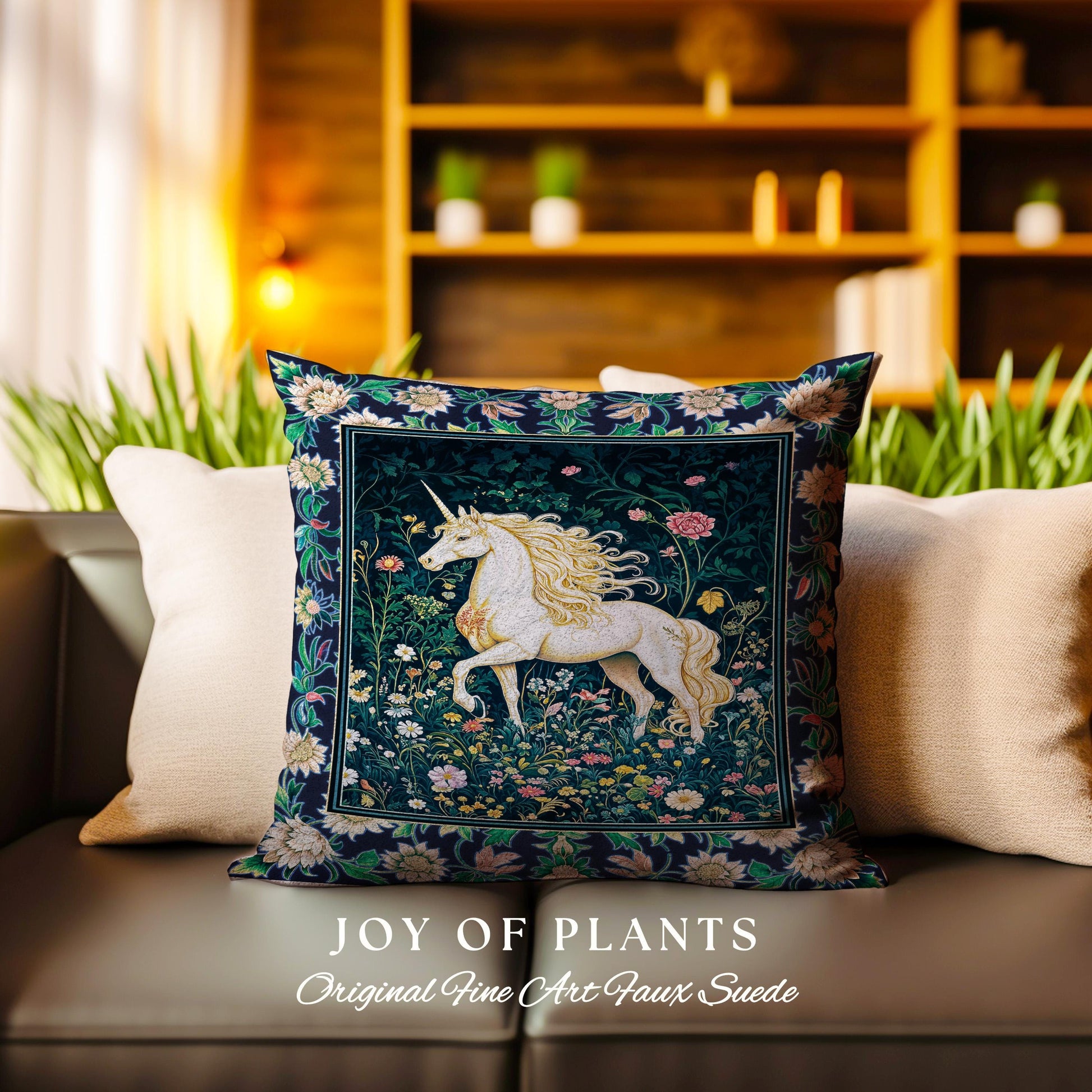 Storybook Elegance Magical Tapestry Pillow Decorative Throw Cushion