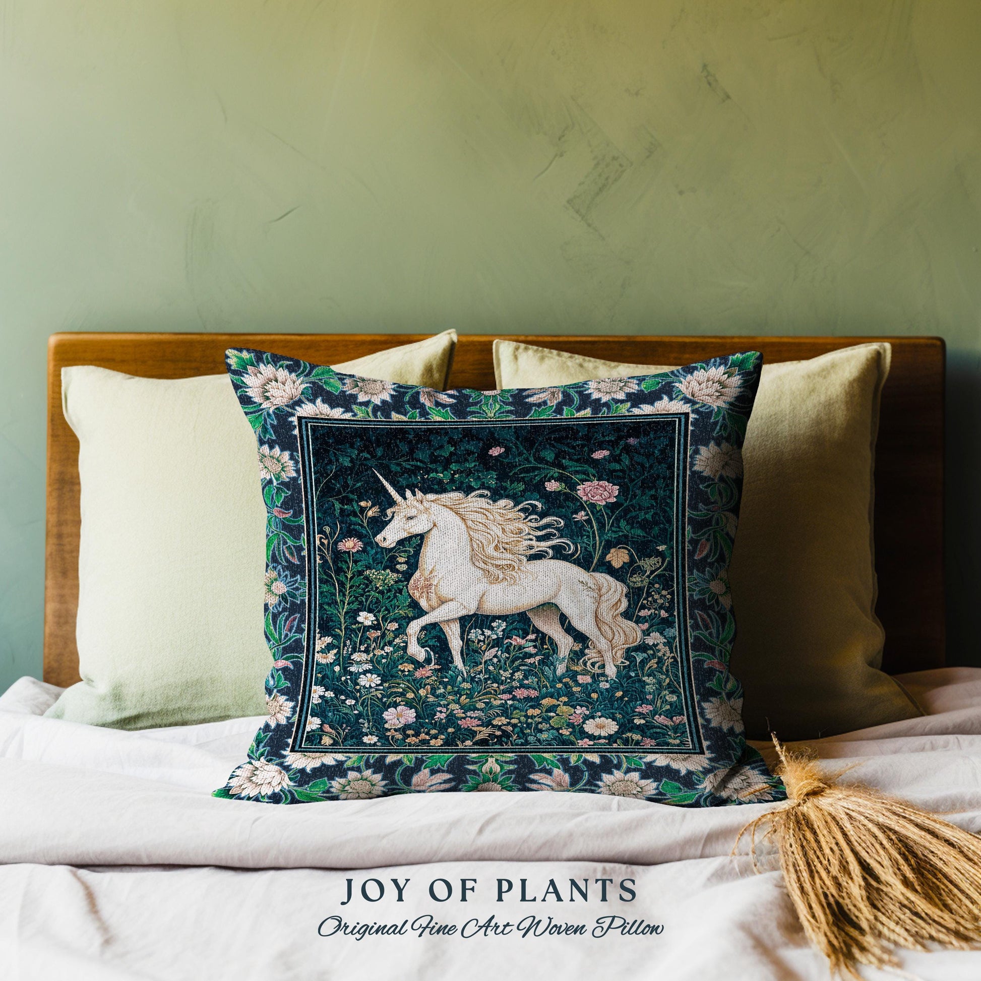Storybook Elegance Magical Tapestry Pillow Decorative Throw Cushion