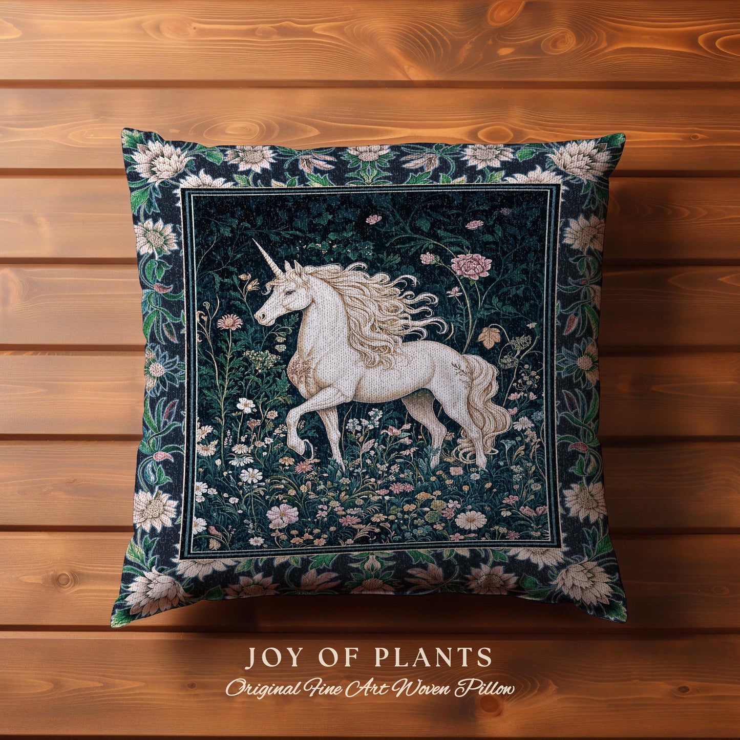 Storybook Elegance Magical Tapestry Pillow Decorative Throw Cushion