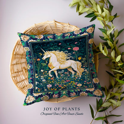 Storybook Elegance Magical Tapestry Pillow Decorative Throw Cushion