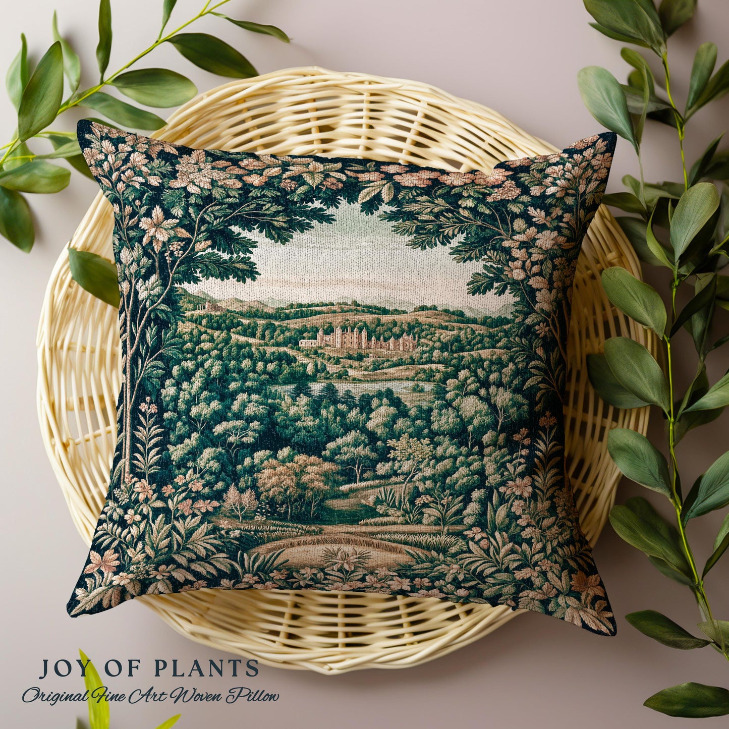 Magical Kingdom Folklore Decorative Cushion Tapestry Throw Pillow