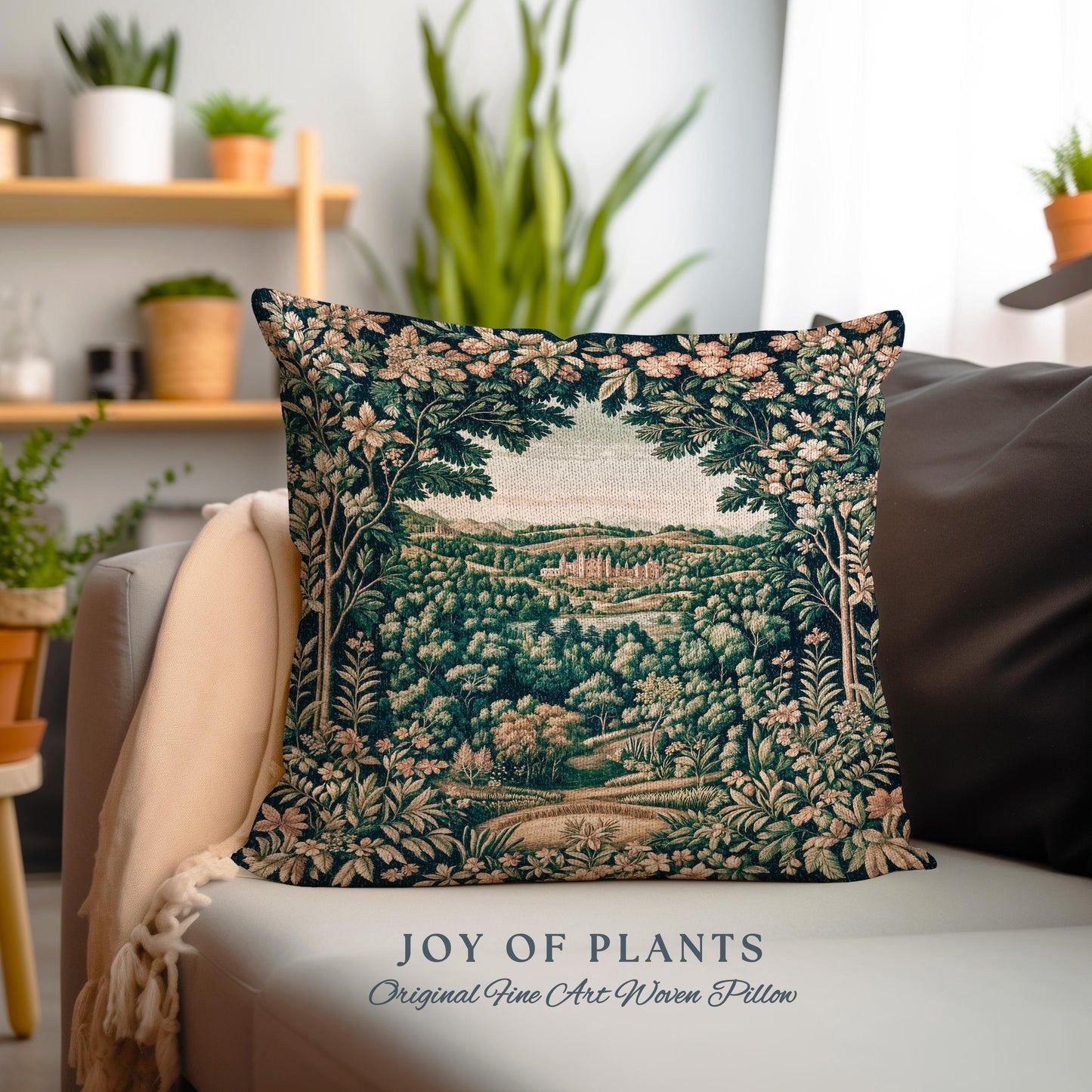 Magical Kingdom Folklore Decorative Cushion Tapestry Throw Pillow
