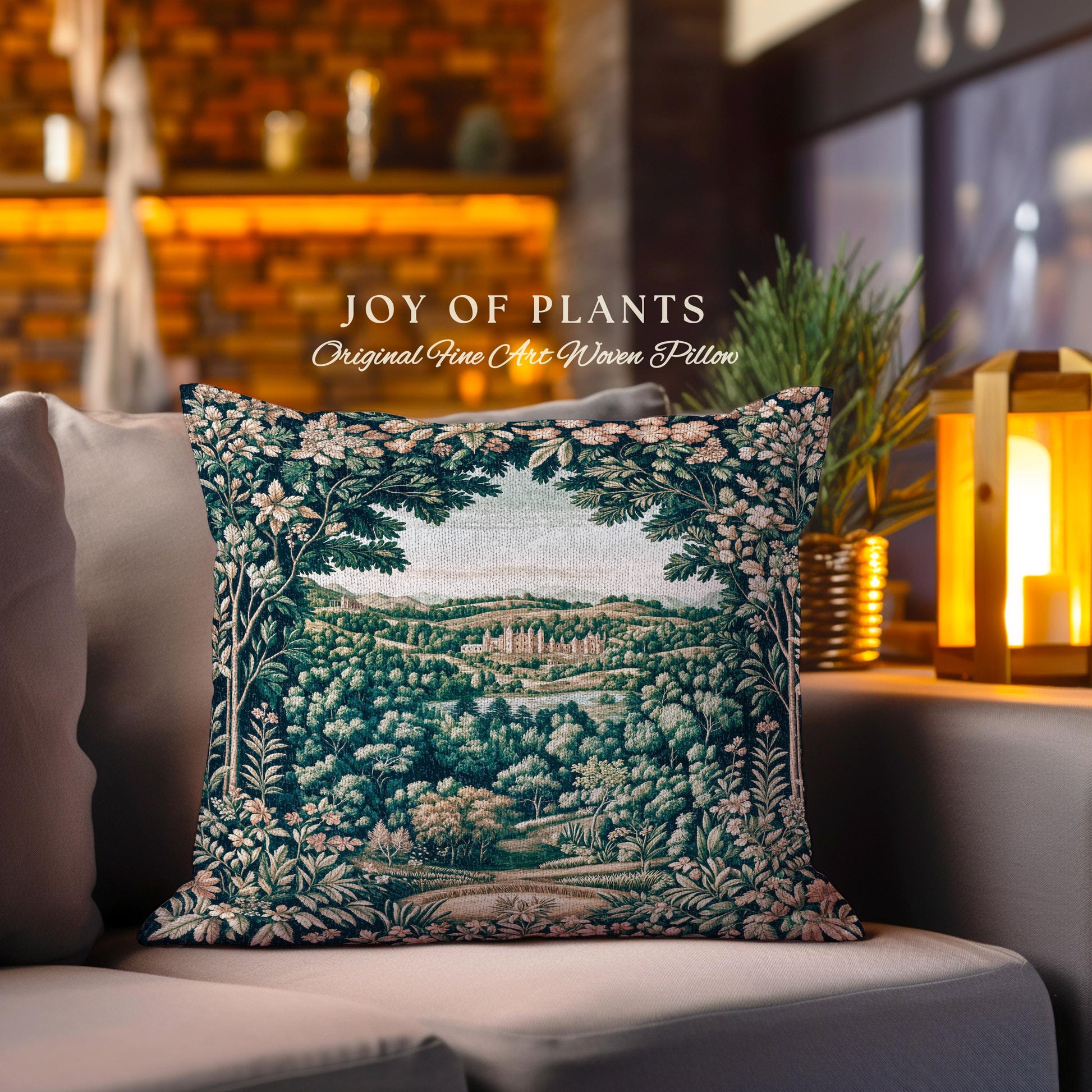 Magical Kingdom Folklore Decorative Cushion Tapestry Throw Pillow